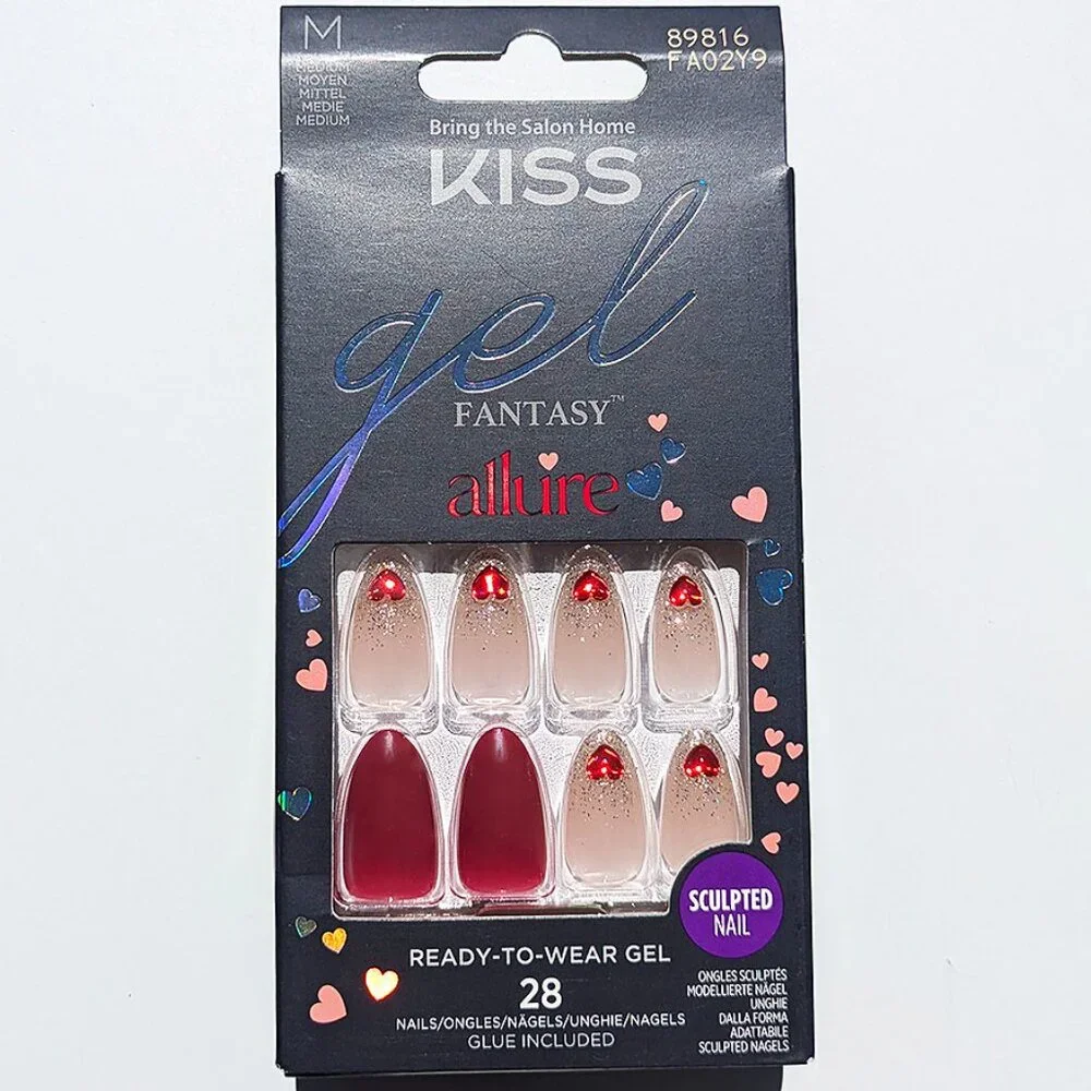 KISS Gel Fantasy Allure Valentine's Day Nails - We Mist